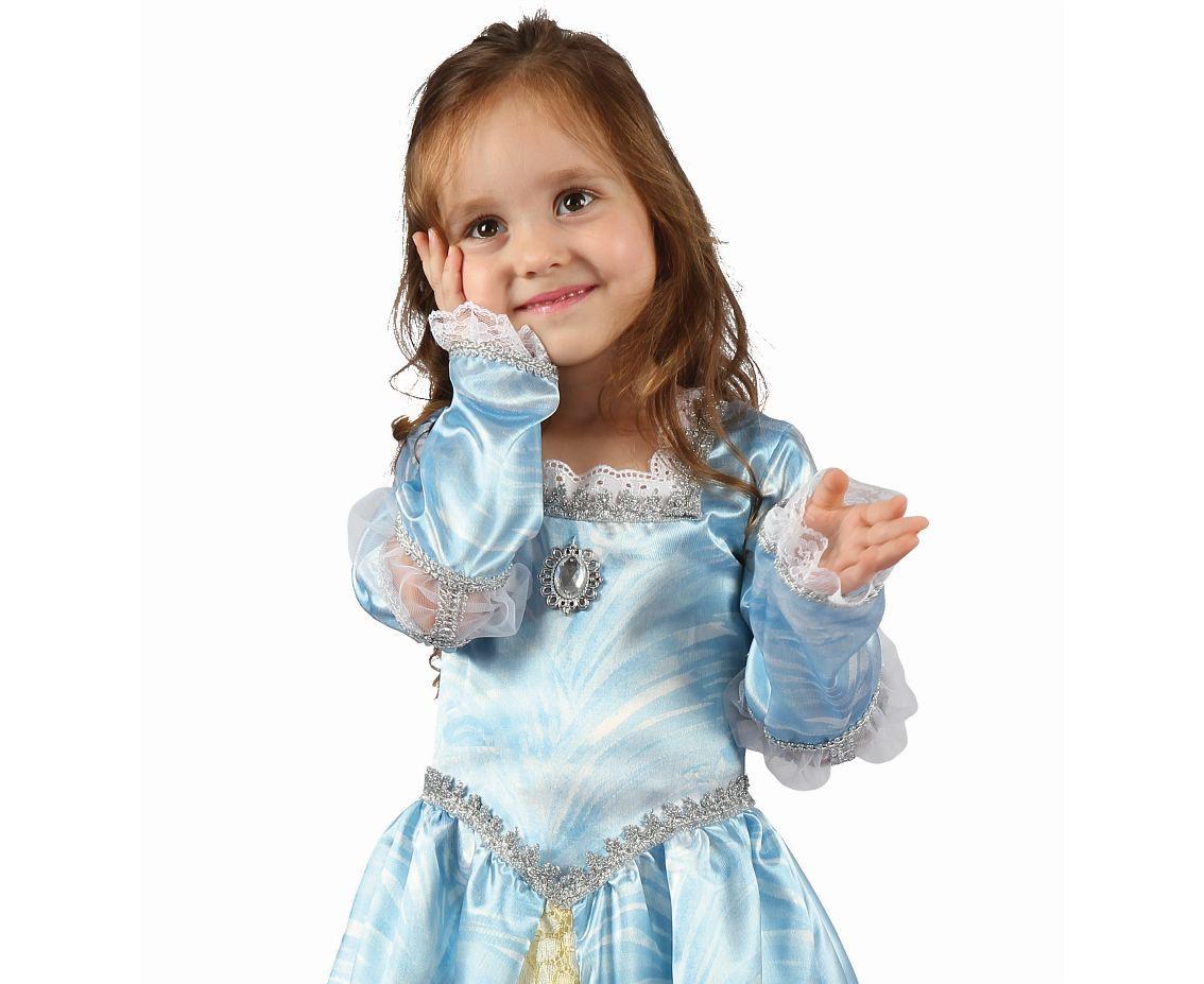 Costume for child Blue Princess (dress), size 92/104 cm
